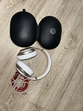 Beats by Dr. Dre Studio Headphones Wireless Noise Cancelling Gold/White NEW PADS
