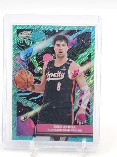 DENI AVDIJA 2025-26 TOPPS CHROME COSMIC AQUA EQUINOX REFRACTOR /199 #71 Q3464