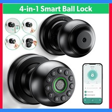 Smart Fingerprint Door Lock Knob Keypad Biometric Lock App Control IC for Home
