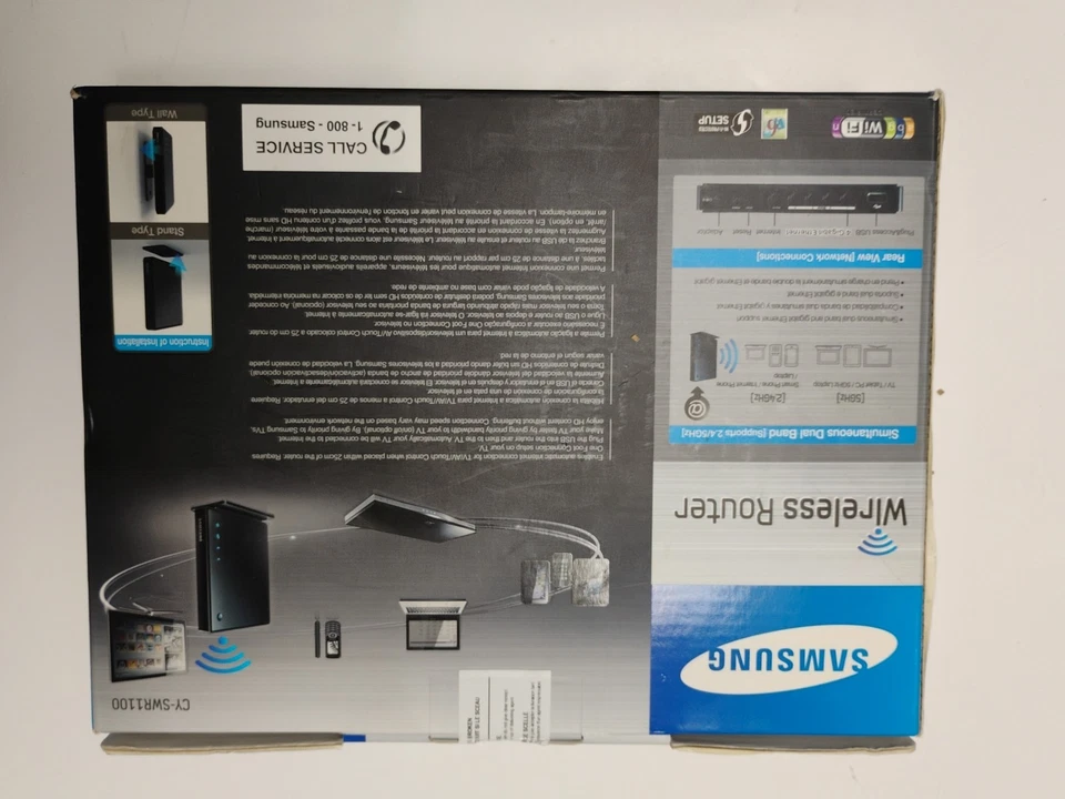 Samsung CY-SWR1100 Wireless  N Dual Router 300 Mbps Link Wifi  1GB Ethernet Supp - Image 2 of 4