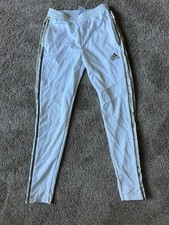 Adidas White And Gold Climacool Running Pants Used Size Medium