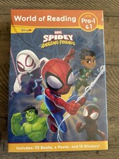 NEW World Of Reading Marvel-Spidey And His Amazing Friends Level Pre-1  1 Books