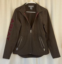 Women  s Large New Team Ariat Softshell Jacket AriatTEK Full Zip Pockets