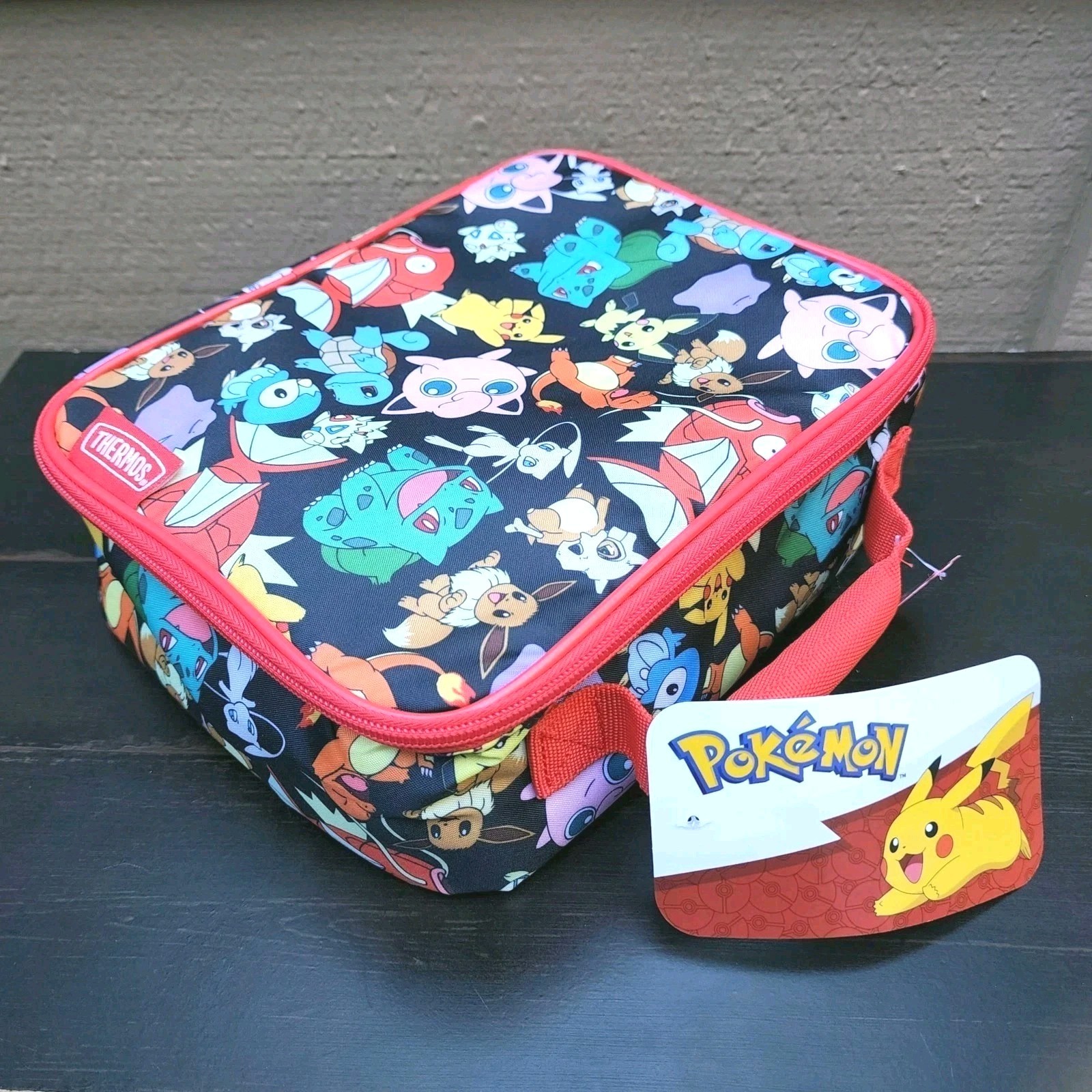 Pokemon Insulated Lunch Box Pikachu Thermos Bag Bulbasaur Ch