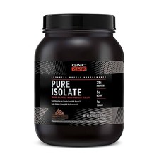 2-PACK-GNC Amp Pure Isolate Whey Protein Chocolate Frosting, 2.13 Lb, 28 Serving 11.73 per gallon