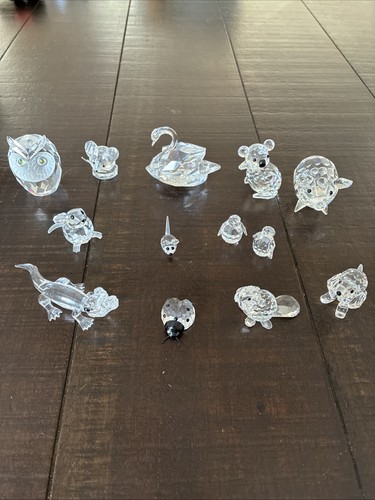 New ListingLot 13 Swarovski Figurines And 1 Box