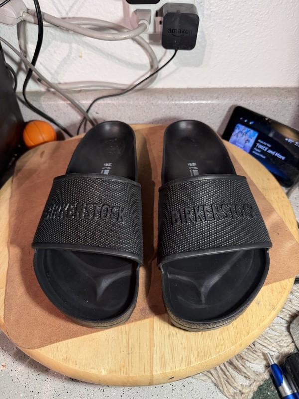 Birkenstock Barbados Eva Slides Mens Size EU 46 US 13 Black  Sandals Adult