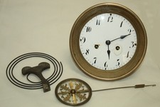 N316)  Biedermeier Uhrwerk Pendel Wieneruhr Hausuhr Tischuhr um 1830