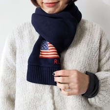 POLO Ralph Lauren Cotton Flag Scarf