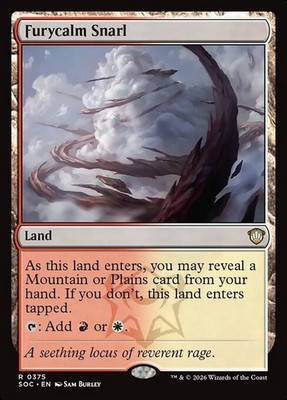 *MtG: 4x FURYCALM SNARL - Commander Secrets of Strixhaven Rare - magicman*