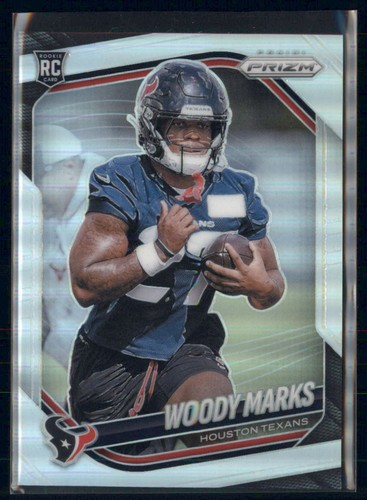 2025 Panini Prizm - Woody Marks Silver Prizm #395 RC