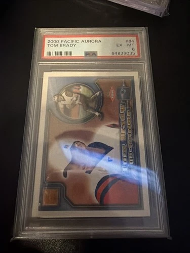 2000 Pacific Aurora - Tom Brady #84 (RC)