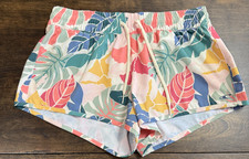 O'NEILL WOMENS SALTWATER ESSENTIALS BALBOA PRINTED 2" ELASTIC BOARDSHORTS SIZE S