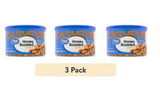 3 pack Great Value Honey Roasted Cashews, 8.25 oz
