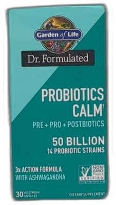 *2026-5-1* Garden Of Life Dr Formulated Calm Daily 3-in-1 Complete Probiotics