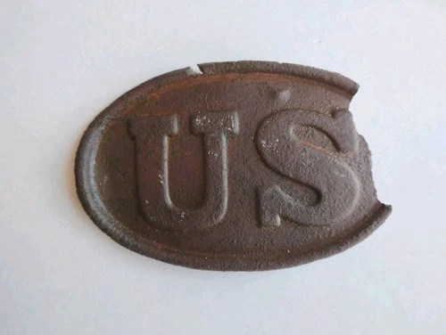 Civil War US Belt Buckle Dug Relic Hooks