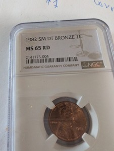 A Penny Dated 1982 Certified By NFC