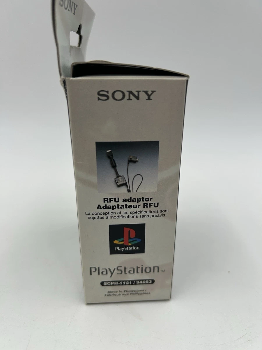 Nuevo Adaptador RFU Sony Original PS1 PlayStation 1 CIB Completo En Caja SCPH-1121