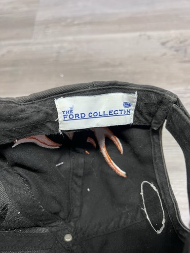 Vintage Harley Davidson Ford F-350 Hat Embroidered Flames Adjustable Strap Back - Picture 8 of 9