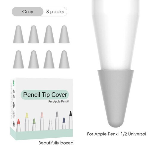 Hochwertige Silikon-Touch-Pen-Federhülle für Apple Pencil 1./2. Generation