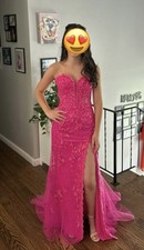 Gorgeous Ellie Wilde Pink Prom Dress