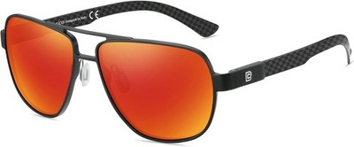 DUCO Cool Polarisierte Sonnenbrille Für Männer Mit UV-Schutz - Kohlefaser T