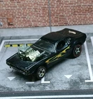 Hot Wheels Redline 1970 Rodger Dodger Black With Flames