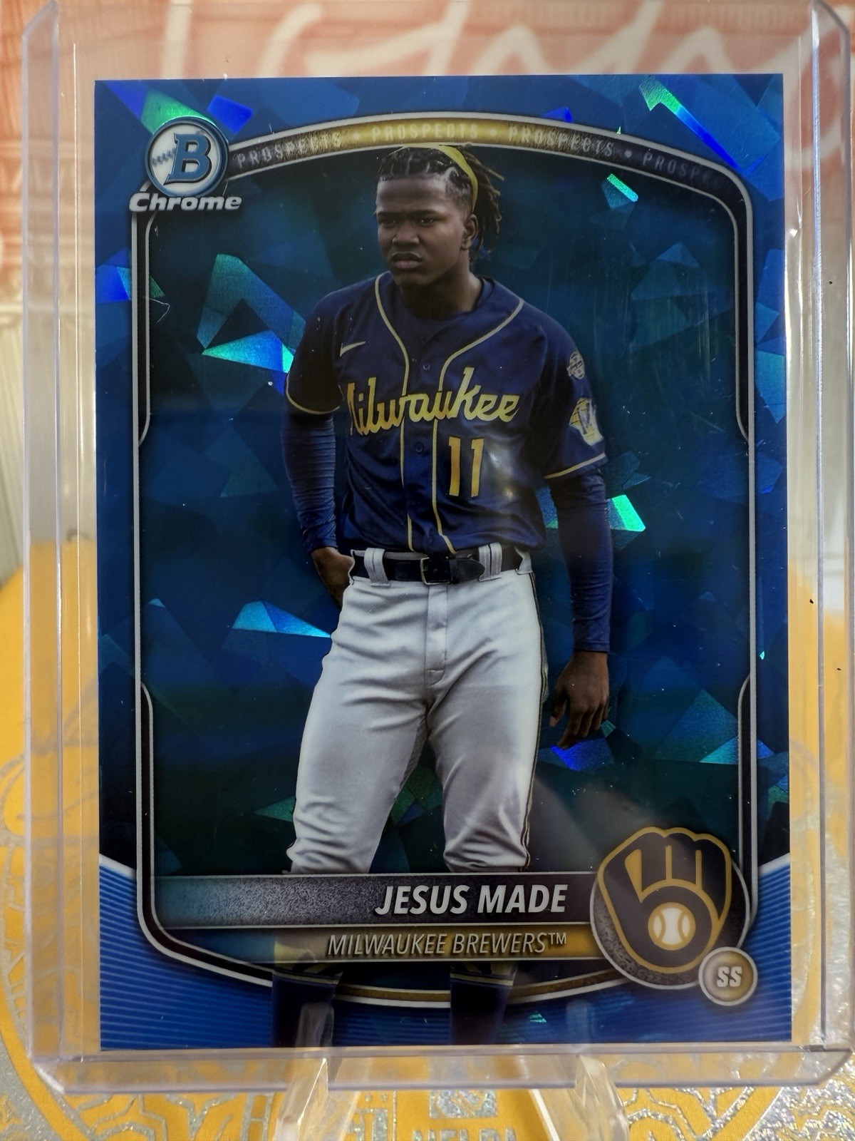 2025 Bowman Chrome Sapphire Jesus Made Prospects Image Variation #BCP-245