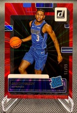 2022-23 Donruss Rated Rookie JADEN HARDY Holo Red Laser 51/99