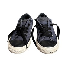 Converse All Star Navy Canvas Low Top Sneakers   Kids Size 11