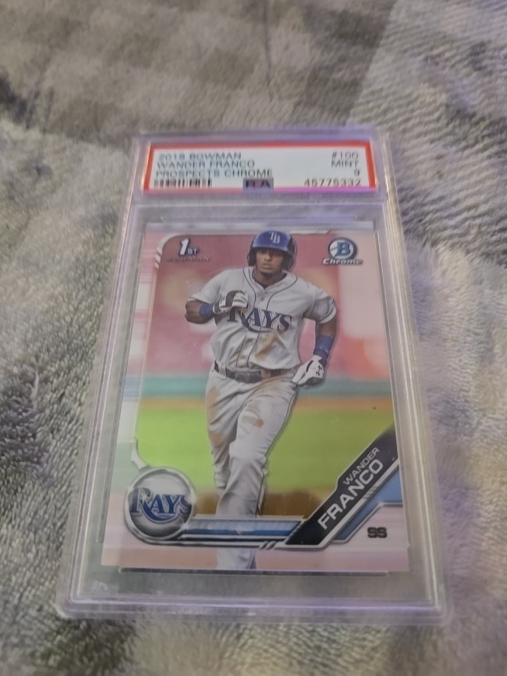 2019 Bowman Chrome Prospects Wander Franco #BCP-100 PSA 9 MINT