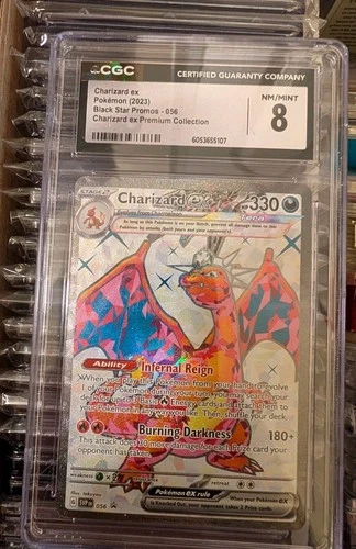 2023 Black Star Promos #056 Charizard ex CGC 8 Pokemon Premium Collection