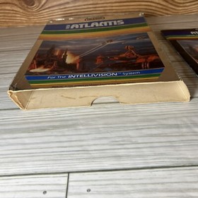 Intellivision Video Games Lot With Boxes, Manuals. Overlays Space Battle Armada