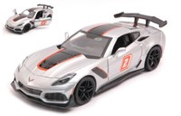 Motormax 1/24 Corvette ZR1 2 Racing Grau Statisches Modell Diecast