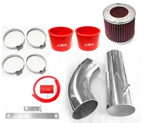 AirX Racing Red For 2PC 2006-2008 Honda Pilot 3.5L V6 Air Intake Kit + Filter