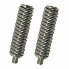 Lot of 2 Medium Duty CB Radio Antenna Mount Spring (Stainless Steel)