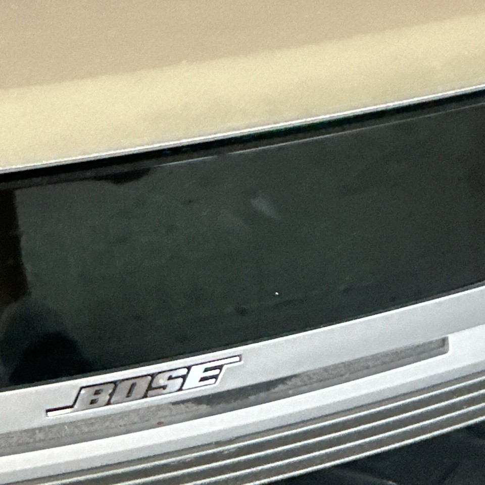 Bose Wave Music System CD/radio Titanium Silver PARTS REPAIR AS IS READ