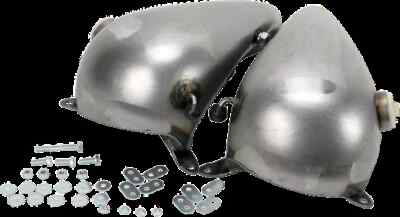 DS Raw Steel Fat Bob Gas Fuel Petrol Tank 3.5G Twist Cap HD Disc Glide 83-84