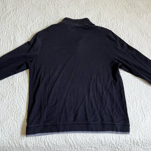 BOSS Hugo Boss Herren Oberteil Schwarz Quarter Zip Sweater Pullover Regular Fit Gr. XXL - Bild 4 von 7