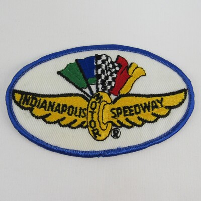Vintage Indianapolis Motor Speedway ''Wings, Wheel & Flags'' logo Patch IMS