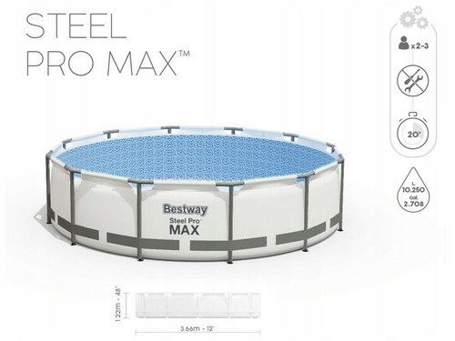 steel pro max 366 x 122
