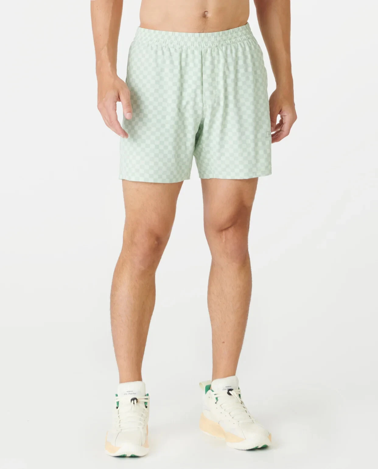 Legends Bishop 7" Linerless Gym Training Running Shorts Dusty Sage Men's NEW