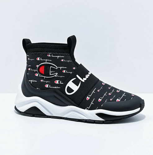 Mens Champion Rally Script High Top 