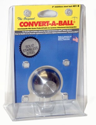 2'' Stainless Steel Convert-A-Ball (Part #401) Made in the USA!
