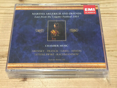 Signed by GABRIELA MONTERO Martha Argerich Lugano Festival 2003 EMI CLASSICS 3CD
