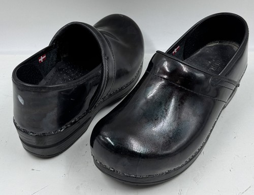 Sanita The Original Danish Womens Clog 9.5-10 Black Slip Resistant Slip-on Shoes - Picture 3 of 10