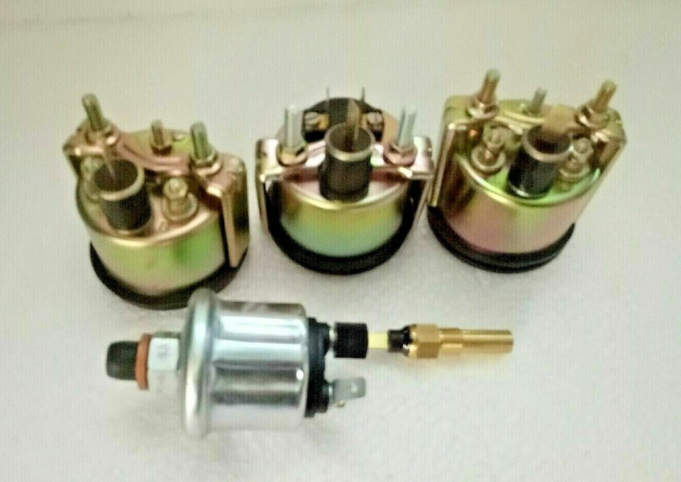 Electrical Gauges Set- Volt Gauge Temp Gauge Oil Pressure Gauge With