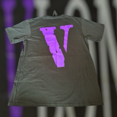 Vlone Staple Purple And Black T Shirt, Size L | eBay