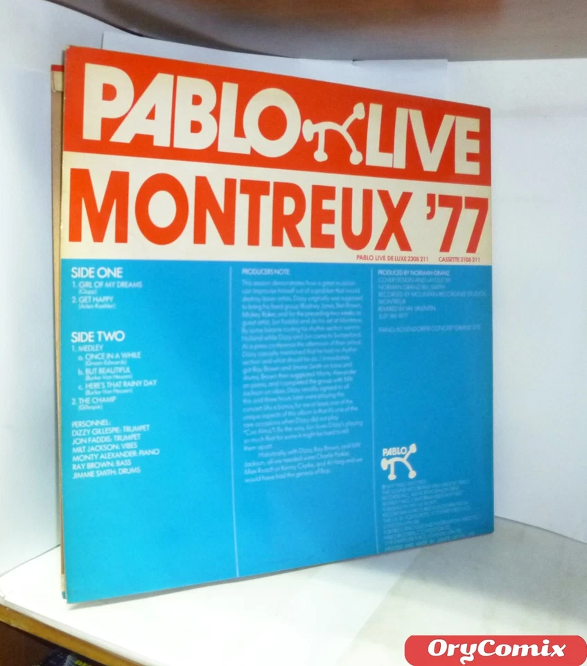 PABLO LIVE - MONTREUX '77 - VINILE LP 12" POLLICI 33 GIRI RPM BUONO - Immagine 4 di 4