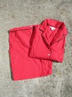 Liz Claiborne Red Black Spots T-Shirt Knit Long Sleeve Pajama Pants Set Size XXL — photo 2